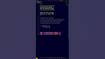 WRITE YOUR OWN FUNCTIONS - Python GCSE (Beginner)