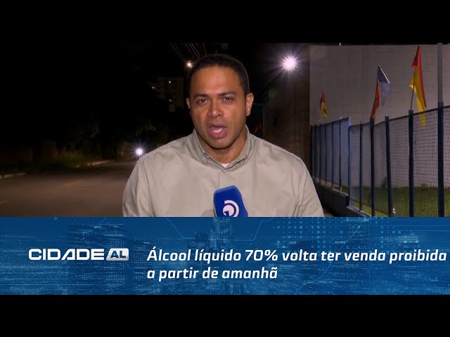 Álcool líquido 70% volta ter venda proibida a partir de amanhã