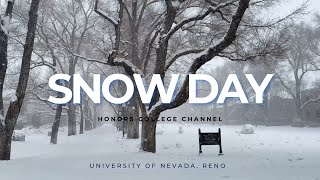 Snow Day at UNR ❄️ Honors Students Take Over Campus! | University of Nevada, Reno