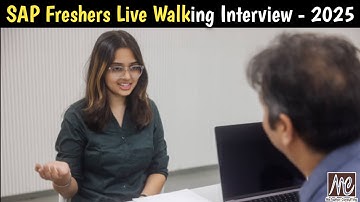 SAP Freshers job interview on live | how to attend sap mm interview live |sap mm interview questions