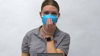 Donning and doffing an N95 mask