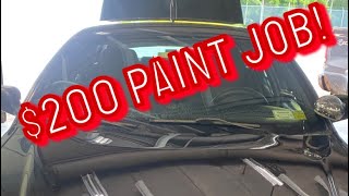 Crown Vic P71 gets a $200 Rustoleum paint job!
