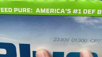 Diesel Exhaust Fluid (how to tell expiration)