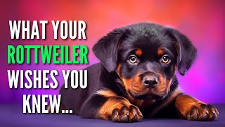 10 Things You Should Never Do To Your Rottweiler