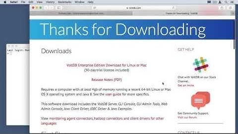 VoltDB How-To: Downloading and Running VoltDB