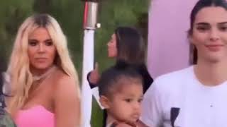 Kendall And Stormi At Khloés Birthday Party