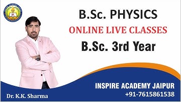 B.Sc.- 3rd Year ||Quantum Mechanics|| Leture-02