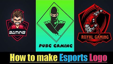 How To Make ESports/Mascot Text Logo On Android | Logo Esport Maker | Create Gaming Logo Maker