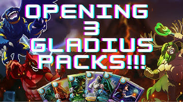 Splinterlands Opening 3 Gladius Packs!!! - Part 34  @Splinterlands Official ​
