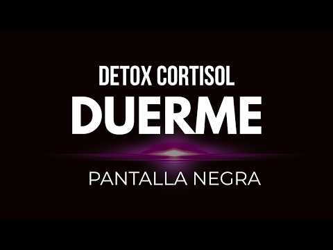 Sleep Meditation CORTISOL DETOX Black Background