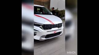 Kia Sonet Htx Imt Glacier White Pearl . 2022 With 4 Airbags