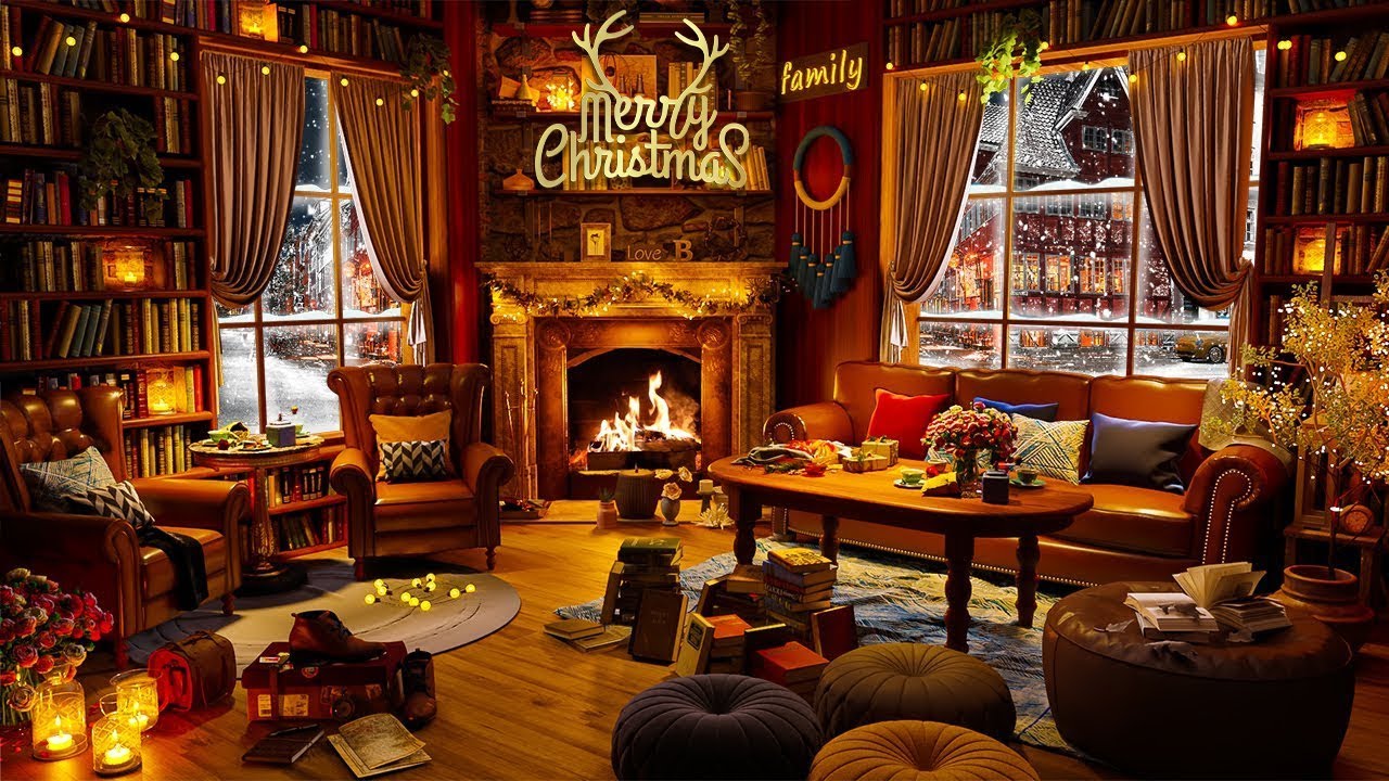 Michael Bublé Christmas [Full Album] [10 Hour Fireplace Loop] (Deluxe