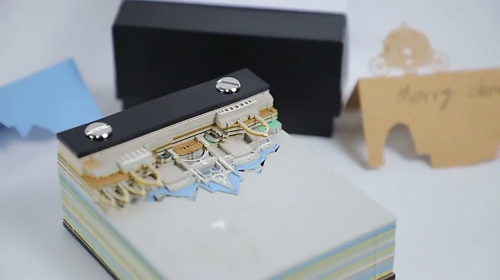 Omoshiroi Block#3D Notepad#Disney Castle#3D Sticky Notes#Note Paper#Office Accessories#Birthday Gift