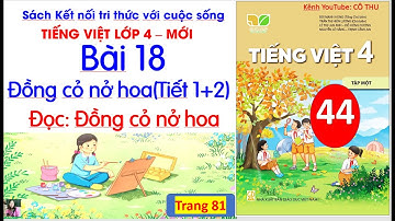 Bài 18 Đồng cỏ nở hoa |Tiếng Việt 4|Tiết 1, 2| Đọc đồng cỏ nở hoa| Kết nối tri thức|#44