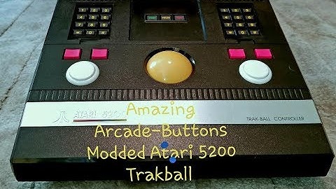 Unboxing the Atari 5200 Arcade-Buttons Trakball & Playing Classic Games (vid #26)