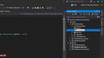 Demo 13: Cấu trúc MVVM cho client app