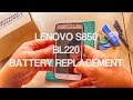 DIY Lenovo S850 BL220 Battery Replacement