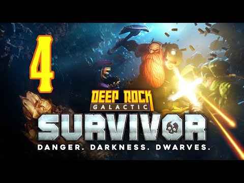 Видео: Прохождение Deep Rock Galactic: Survivor Серия 4 "Качая пулемёт"