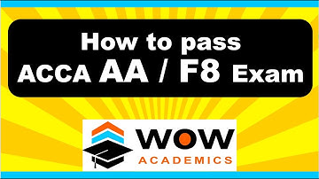 How to pass ACCA Audit & Assurance AA / F8 Exam