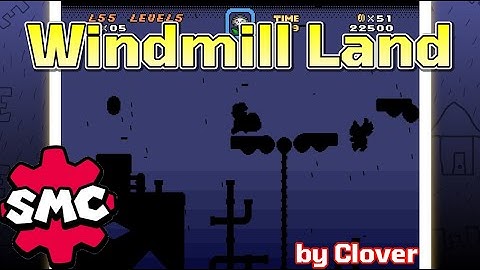 Super Mario Construct: Windmill Land (Super Mario Gimmick: 1-1 Redone) by Clover