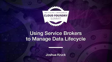 Using Service Brokers to Manage Data Lifecycle