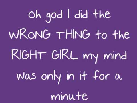 Right Girl- The Maine Lyrics on screen - YouTube