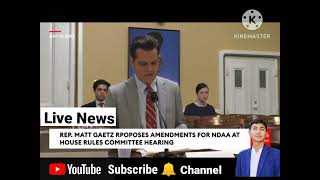 Live news U.S.A  Vairl AOC and matt Gaetz join forces