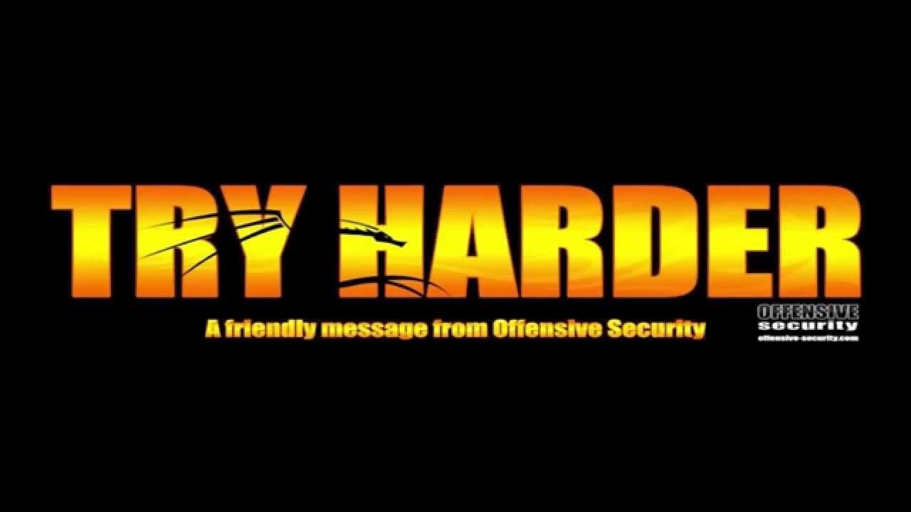 OFFENSIVE SECURITY TRY HARDER - YouTube