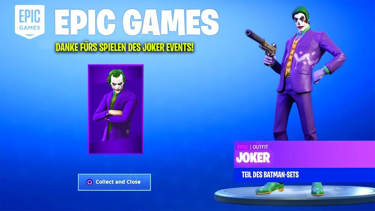 So Schaltest Du Joker Harley Quinn Frei Batman Vs Joker Event Fortnite News Deutsch Youtube