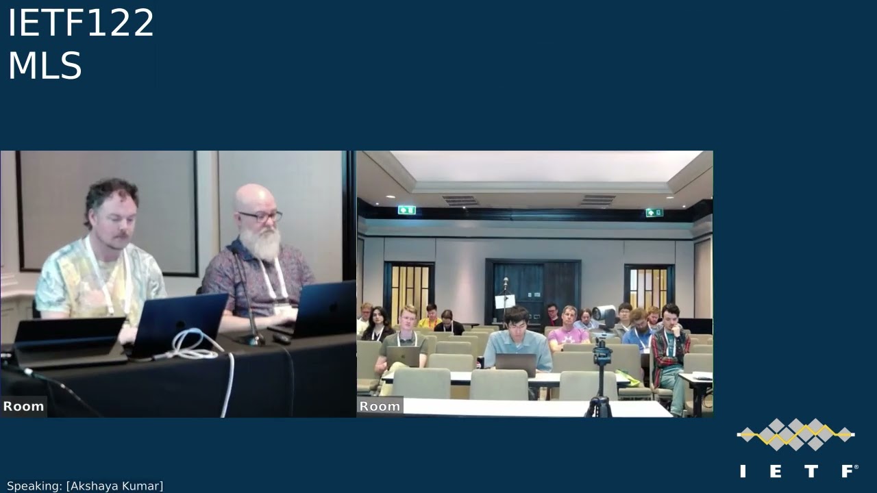 IETF 122: Messaging Layer Security (MLS) 2025-03-18 
