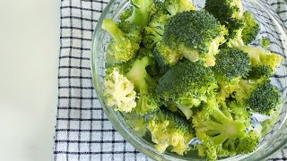طريقة حفظ البروكلي في الثلاجه والفريزر How to store broccoli in the refrigerator and freezer