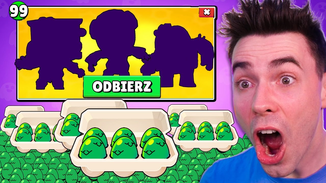 Odbieram NAJLEPSZE MUTACJE z JAJ GODZILLA w Brawl Stars!