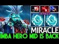 MIRACLE [Storm Spirit] Imba Hero Mid is Back Nonstop Ganking 7.25 Dota 2