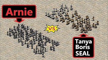 Hollywood Arnie vs Anti-Infantry Specialists - Red Alert 2