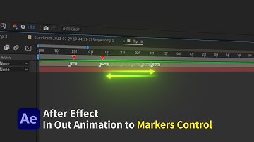 After Effects In Out Animation to Markers Control
