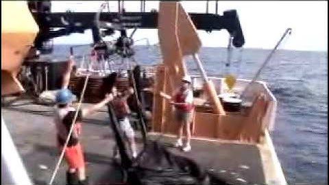 Sampling plankton with the MOCNESS