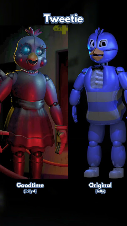 Jolly 4 Goodtimes Animatronics Vs Original