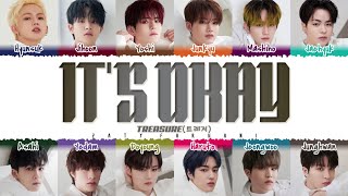 TREASURE (트레저) - 'IT'S OKAY' (괜찮아질 거야) Lyrics [Color Coded_Han_Rom_Eng]