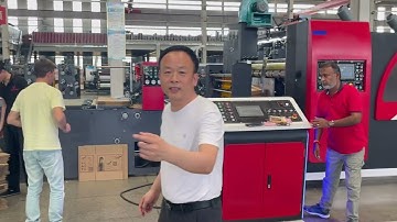 HS 900X2000 Inline flexo folder gluer machine I China carton box making machine