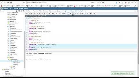 Vistas en PostgreSql