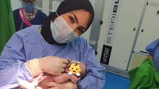 حبيت نشارك معاكم أجمل يوم في حياتي ولادة في الاسبوع 36 ولادة قيصرية مع الدكتورة