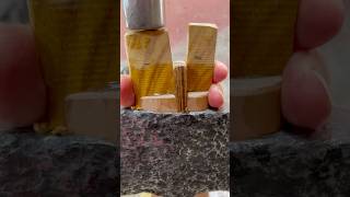 Amazing Pitted Axe - Cross Wedge Install