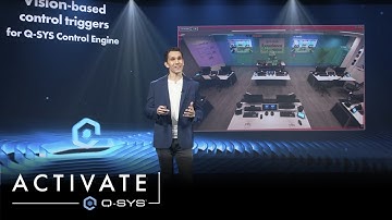 Q-SYS: Vision-based Control (Activate November 2023)