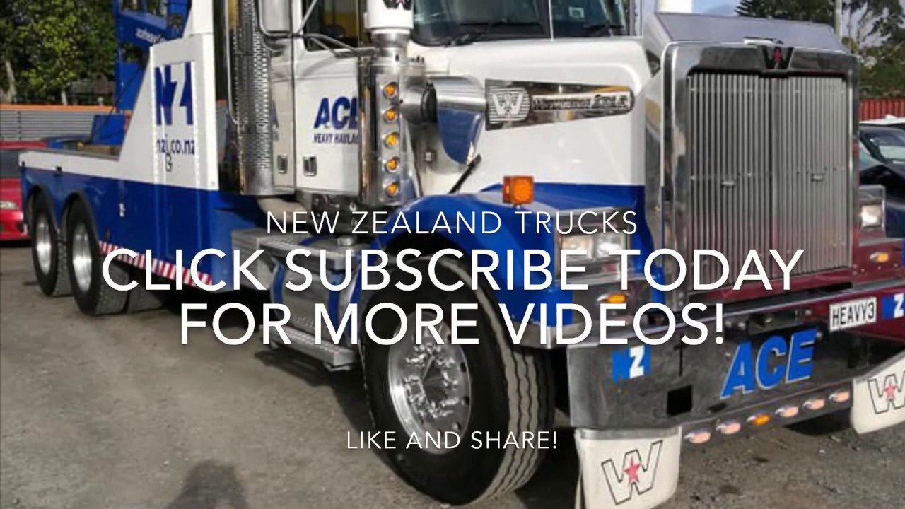 A collection of New Zealand truck photos taken at different times