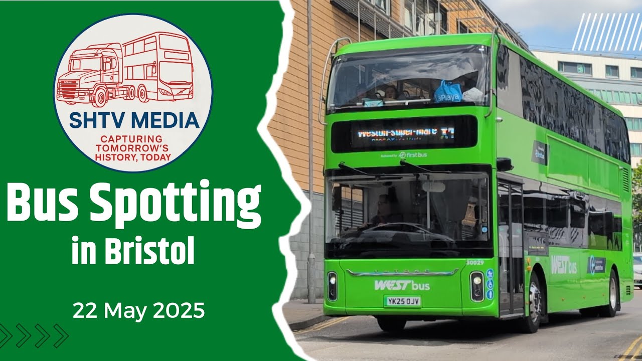 Buses in Bristol 22 May 2025