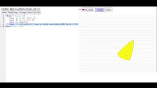 Idea of an online tikz editor