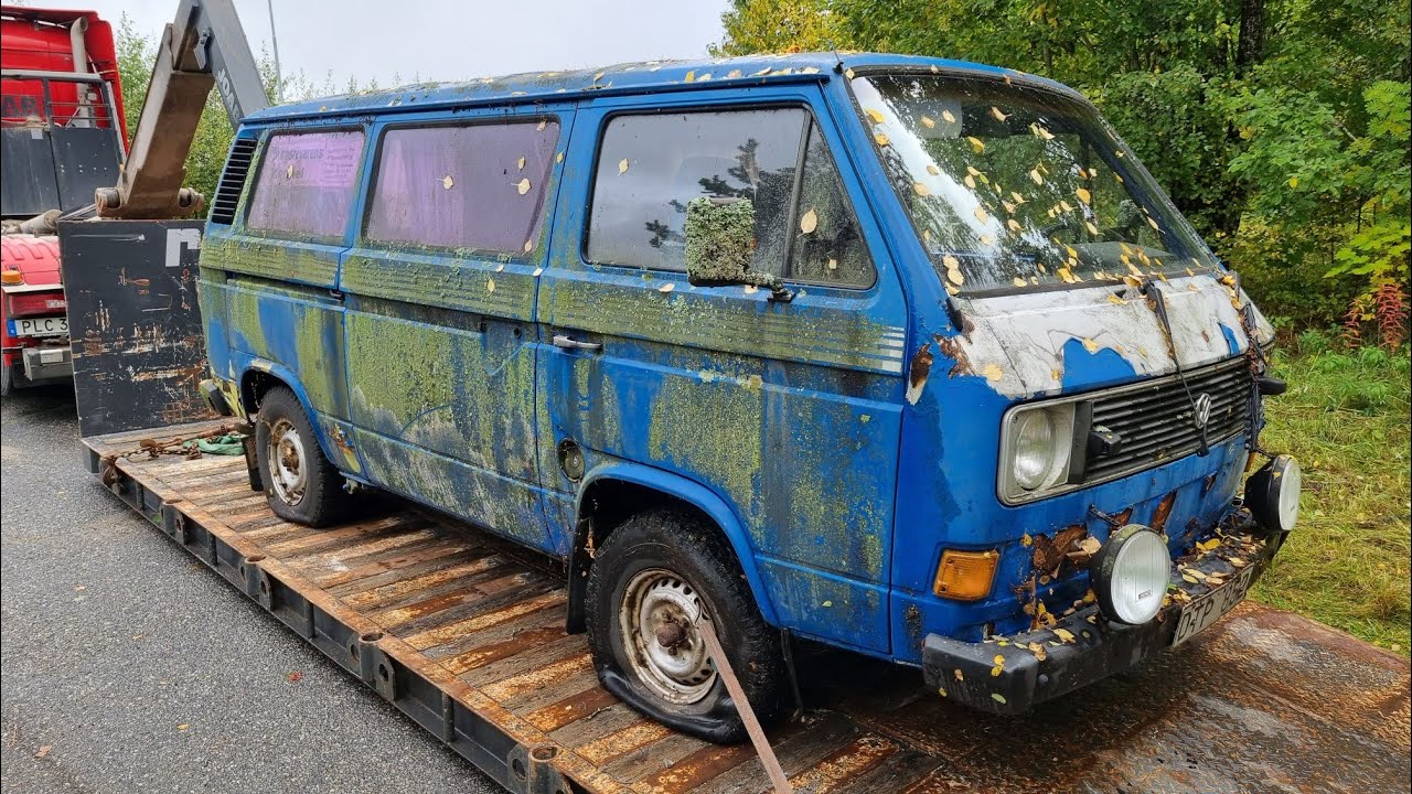 VW T3 Bus. First wash in more then 18 years! Part 1 #carwash #vanagon 