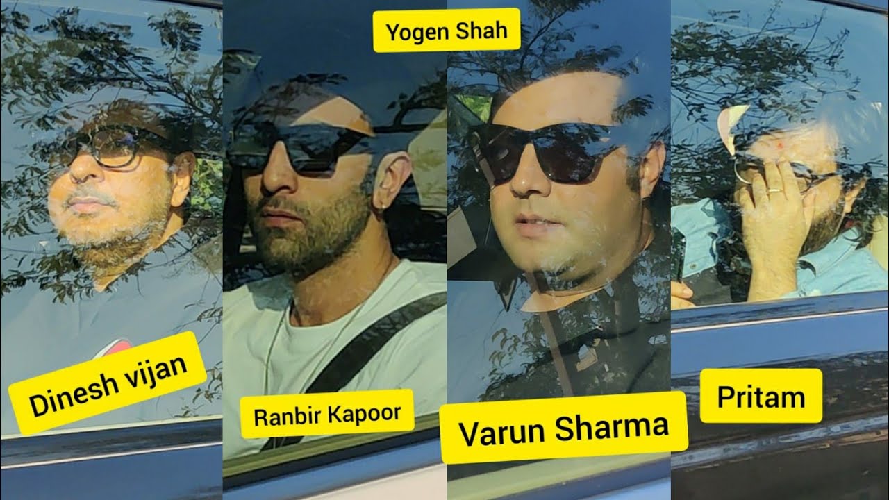 Ranbir Kapoor,Varun Sharma, Arjun Kapoor, etc Arriving At Luv Ranjan Wedding in Agra. 