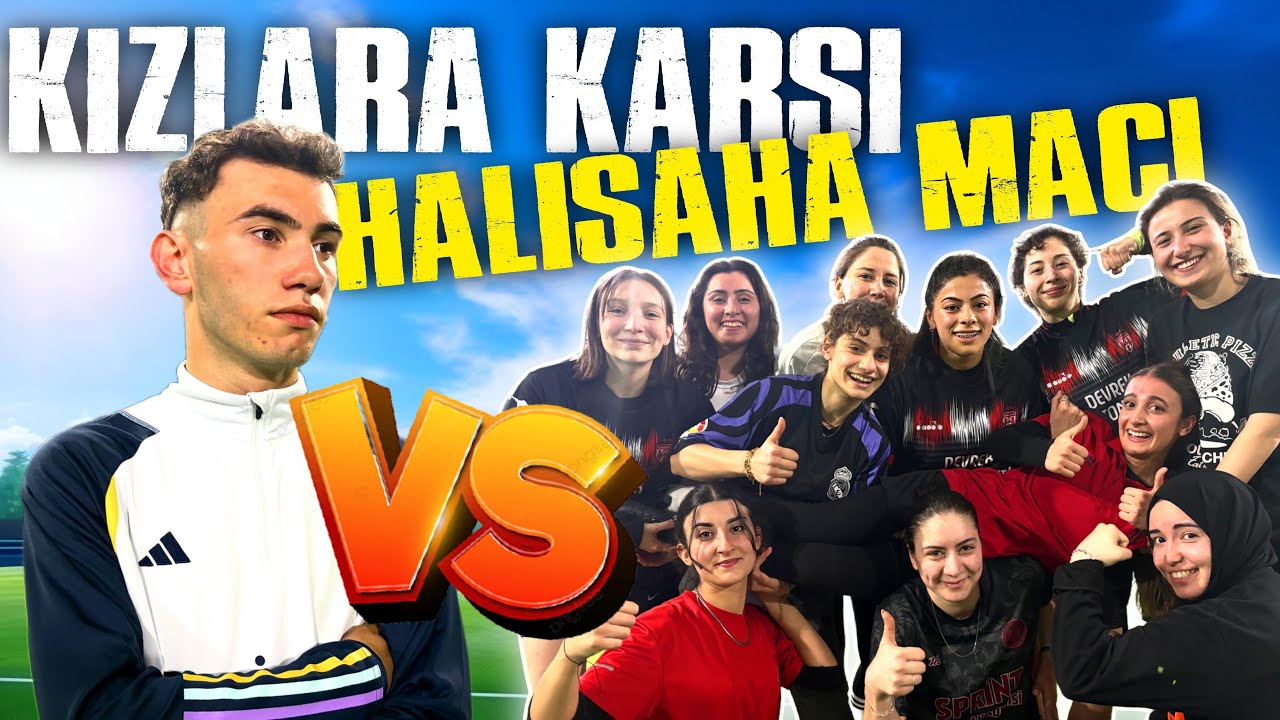KIZLARA KARŞI HALI SAHA MAÇI YAPTIM! w/BayanMünih