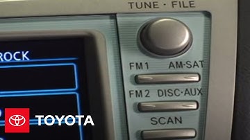 2007 - 2009 Camry How-To: Turning On/Off - Navigation System | Toyota